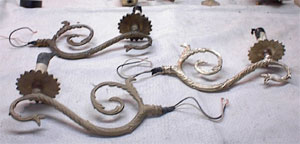 chandelier restoration step two dismantling cleaning 19th century chandelier 9