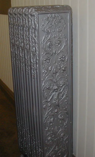 side view final result radiator restoration