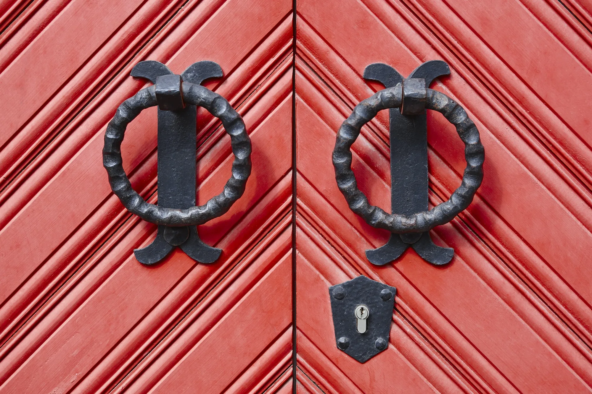 Restored antique door hardware by Metal Man Restoration