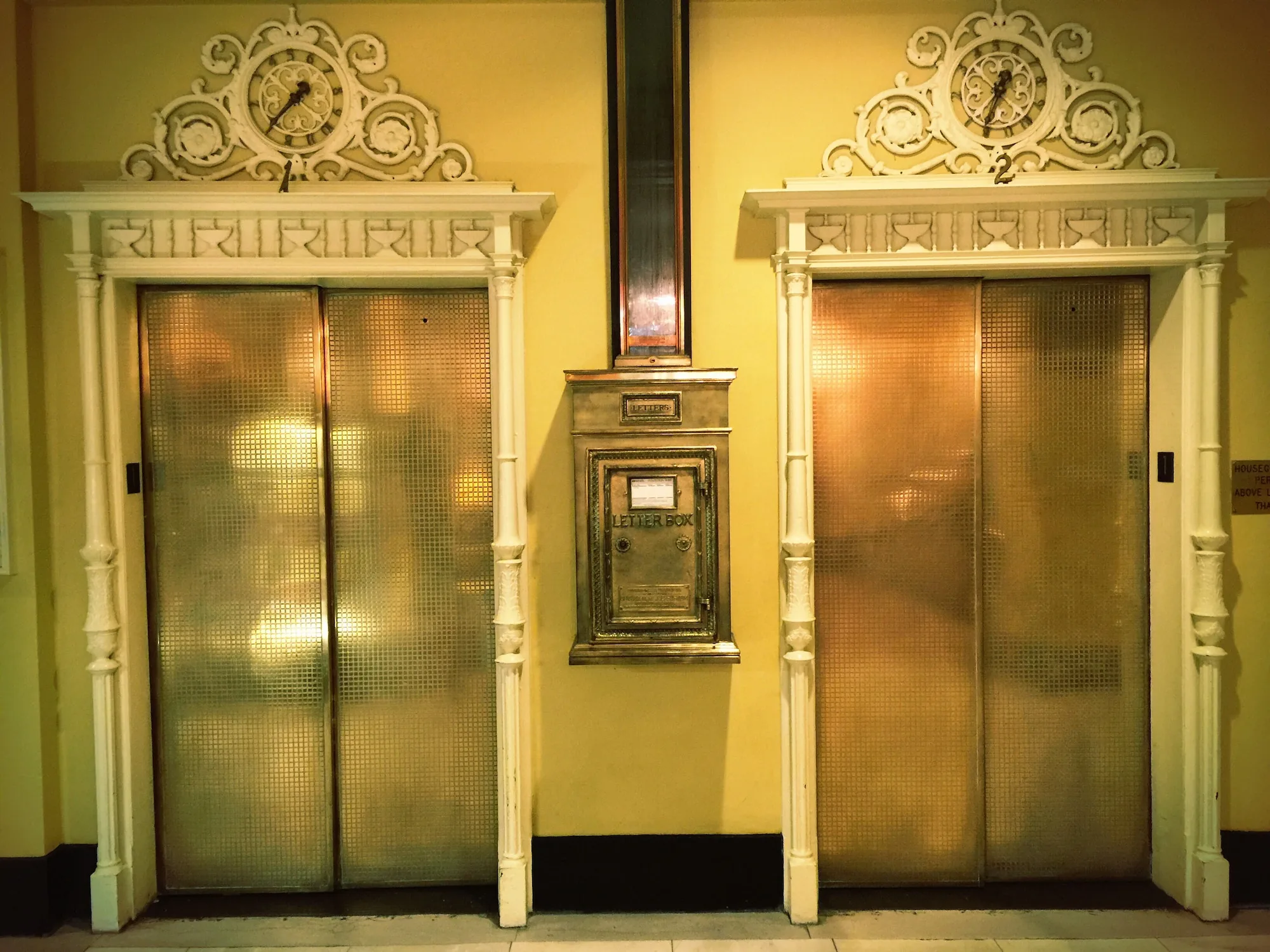 Elevator doors