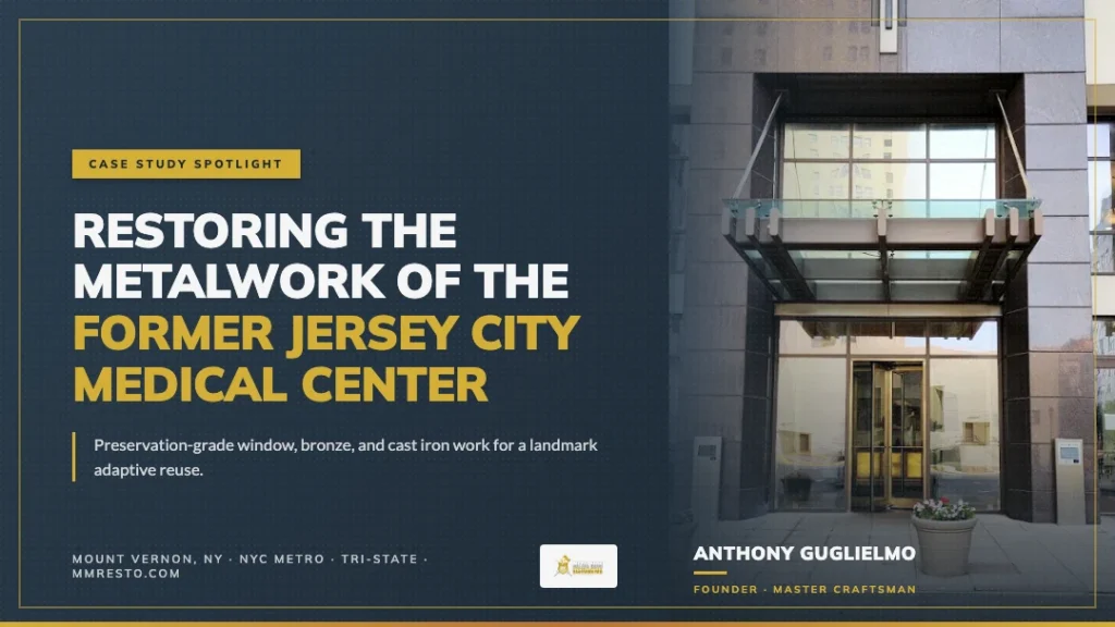 Case Study Spotlight: Restoring the Metalwork of the Former Jersey City Medical Center