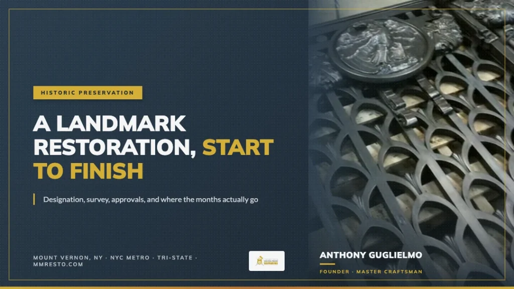 nyc landmark metal restoration process