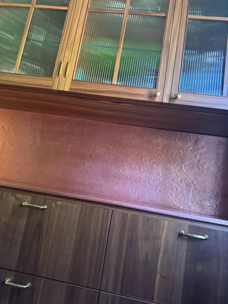 Upper West Side NYC - Copper Bar and Backsplash Polishing