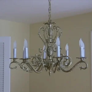 chandelier restoration step four final product 19th century chandelier 4